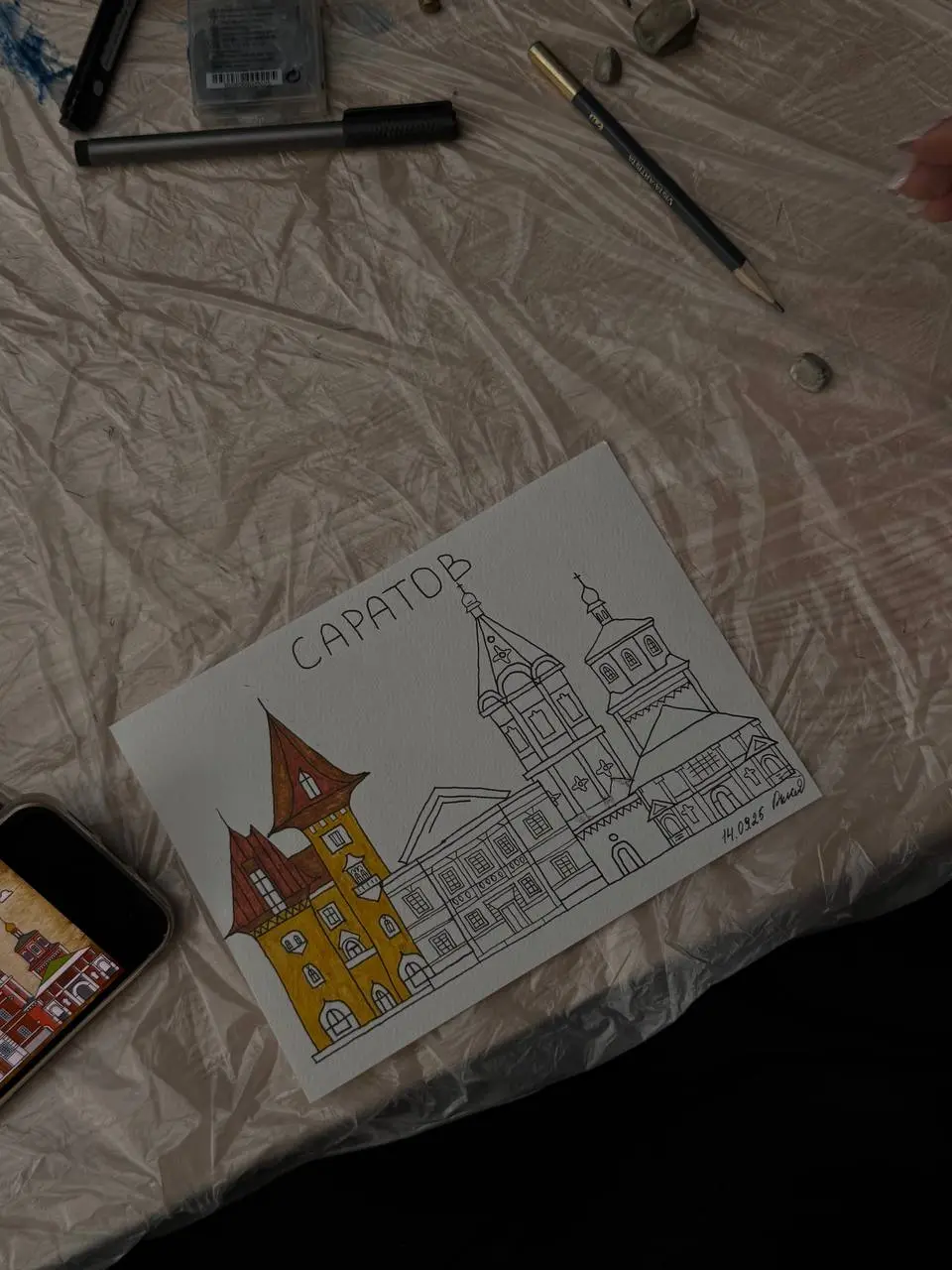 Мастер-класс по созданию саратовских открыток