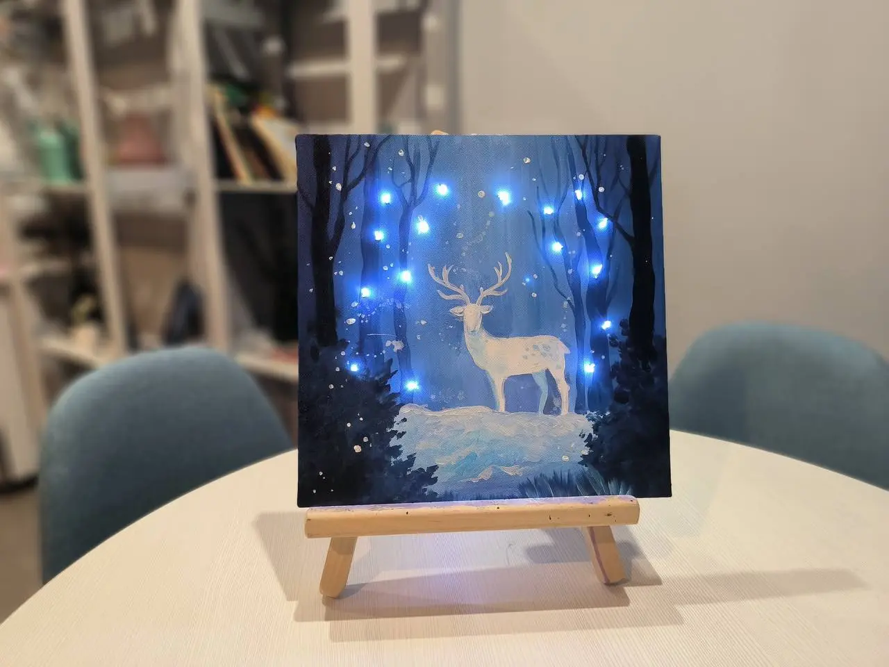 арт-вечеринка «Картина с огоньками»