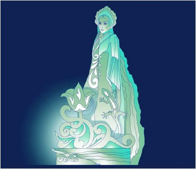 Ледовый городок в центре Перми