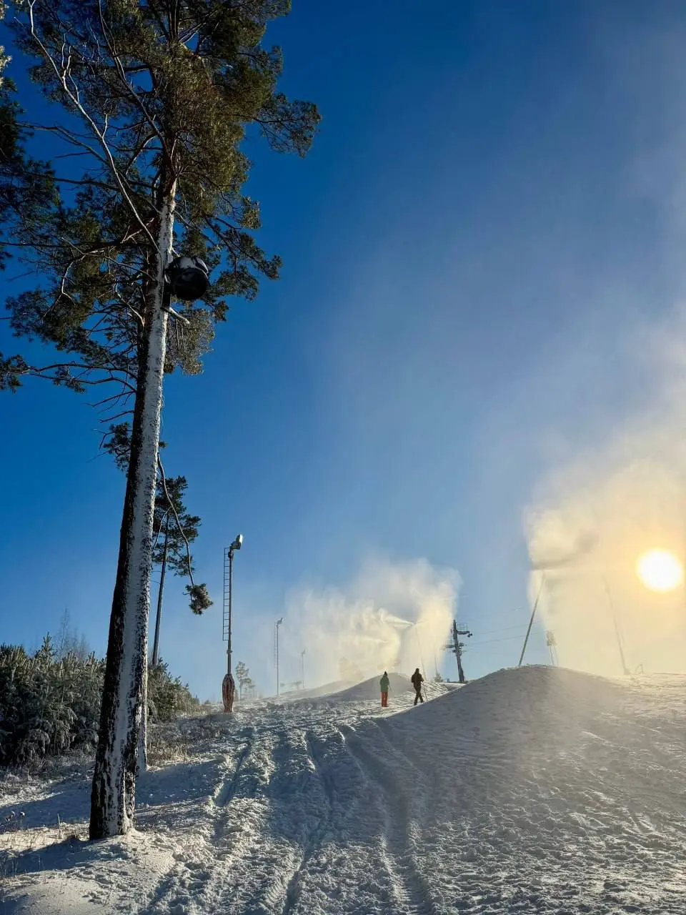 Сезон горнолыжного спорта в Екатеринбурге: открытие на учебном склоне
