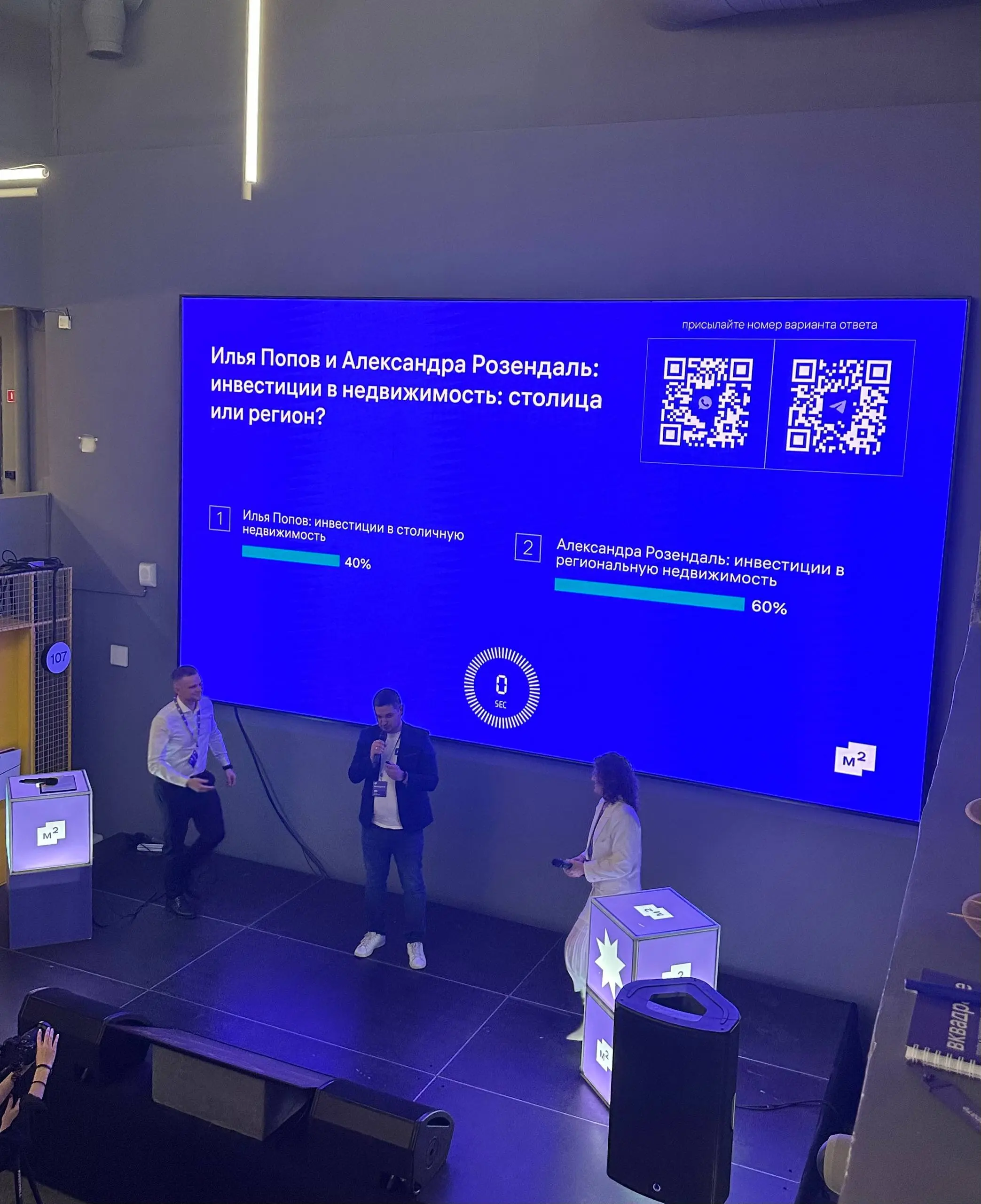 Мой первый опыт спикера в формате БАТЛ на тему «Инвестиции в Регионы или Москву» на мероприятии М2