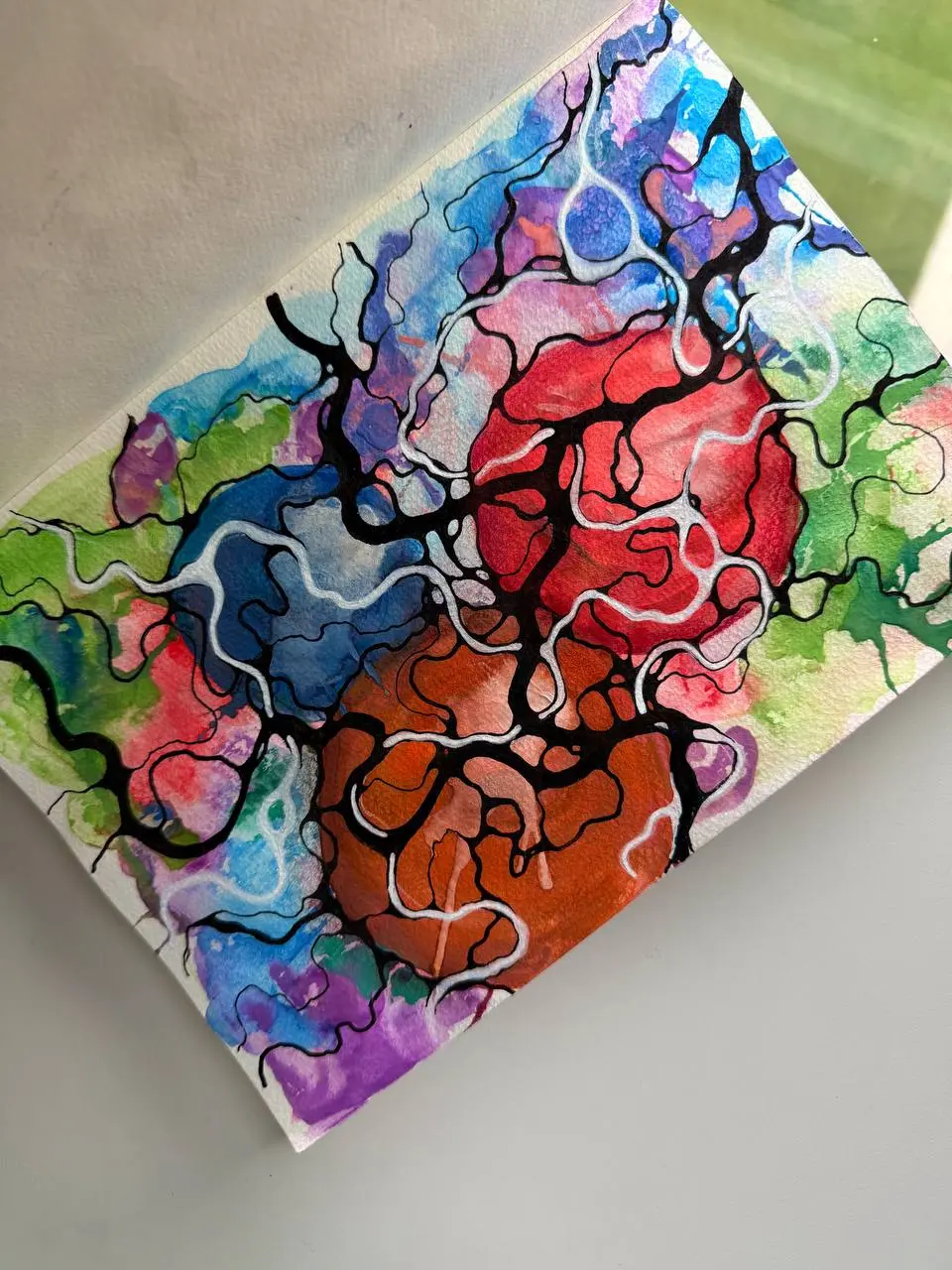 Встреча по рисованию нейрографики акварелью