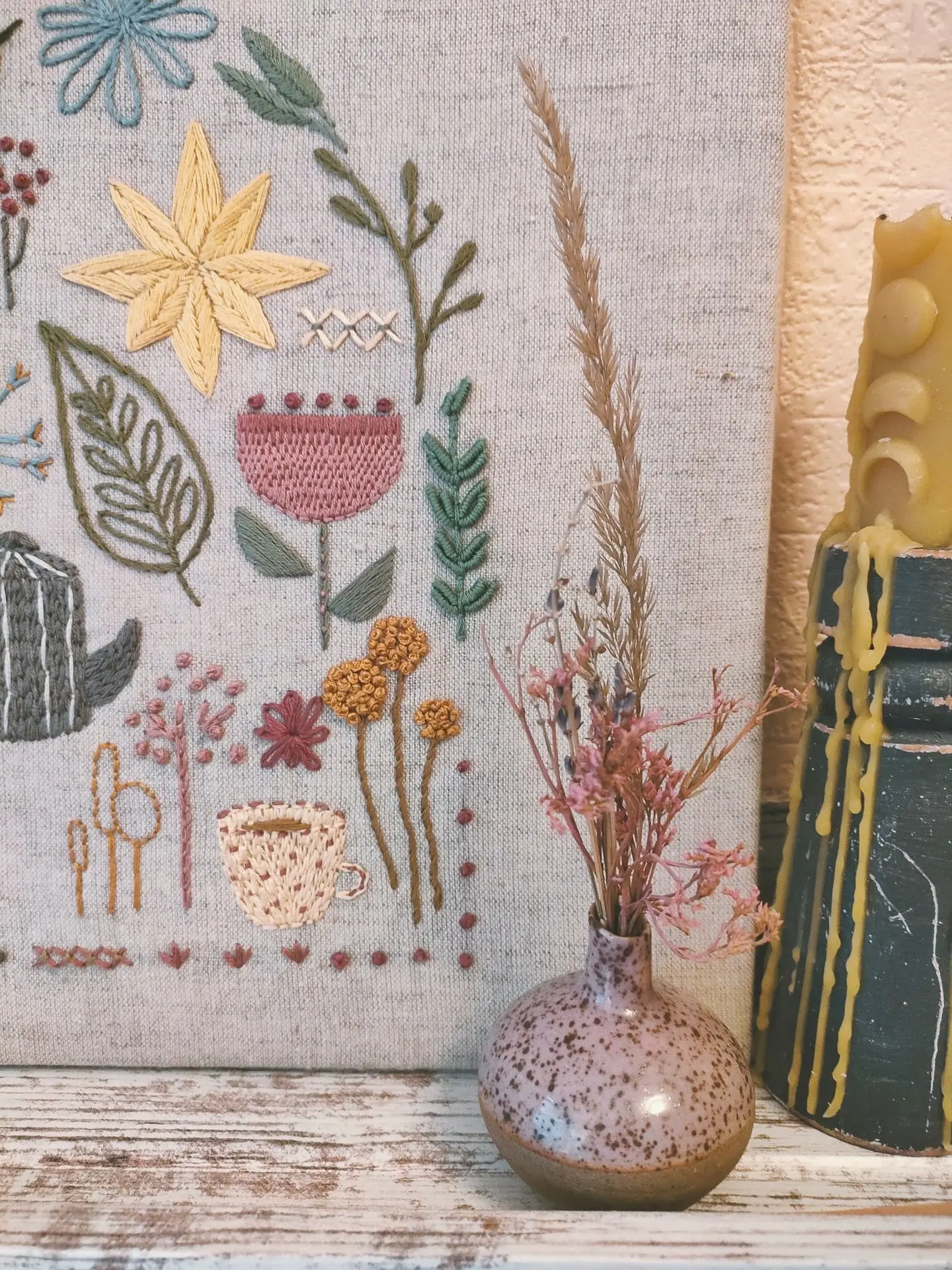 Уютная вышивка