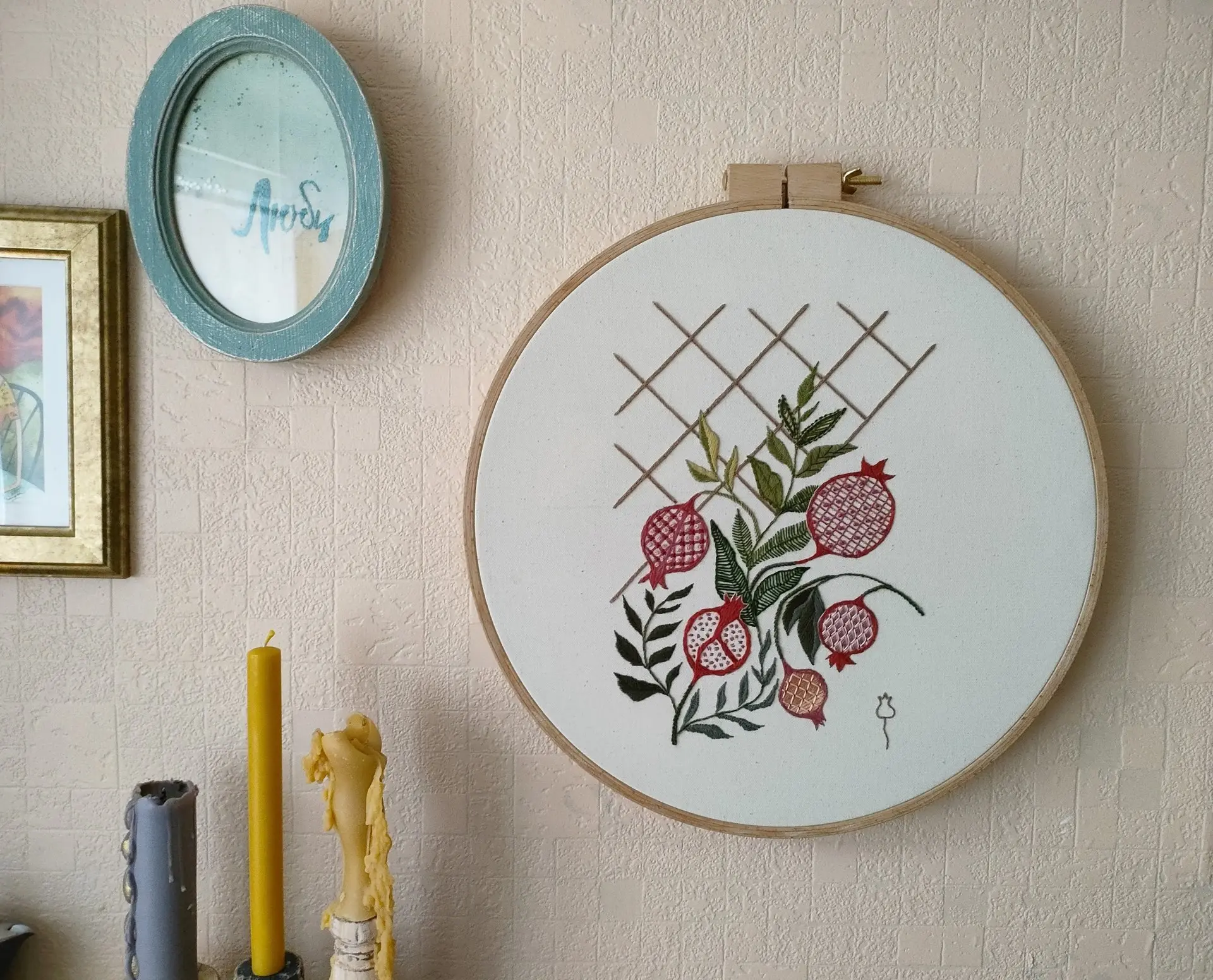 Уютная вышивка