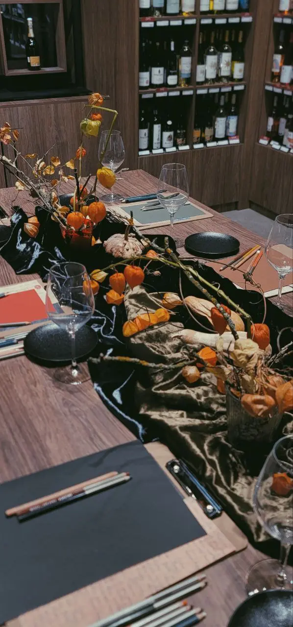 Дегustaция с рисованием замершего сада