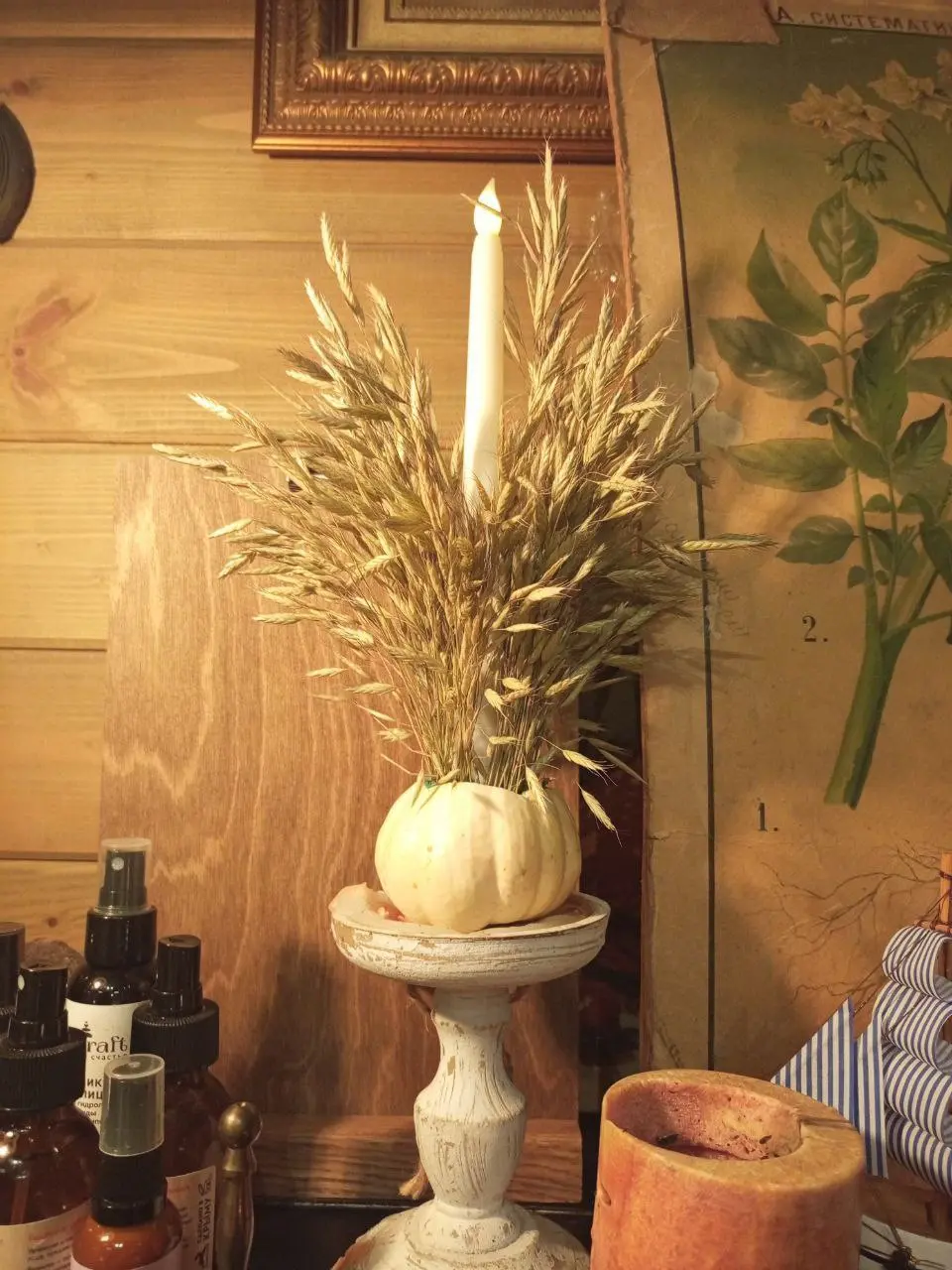 МАСТЕР-КЛАСС: ароматическая свеча (осенний сезон)
