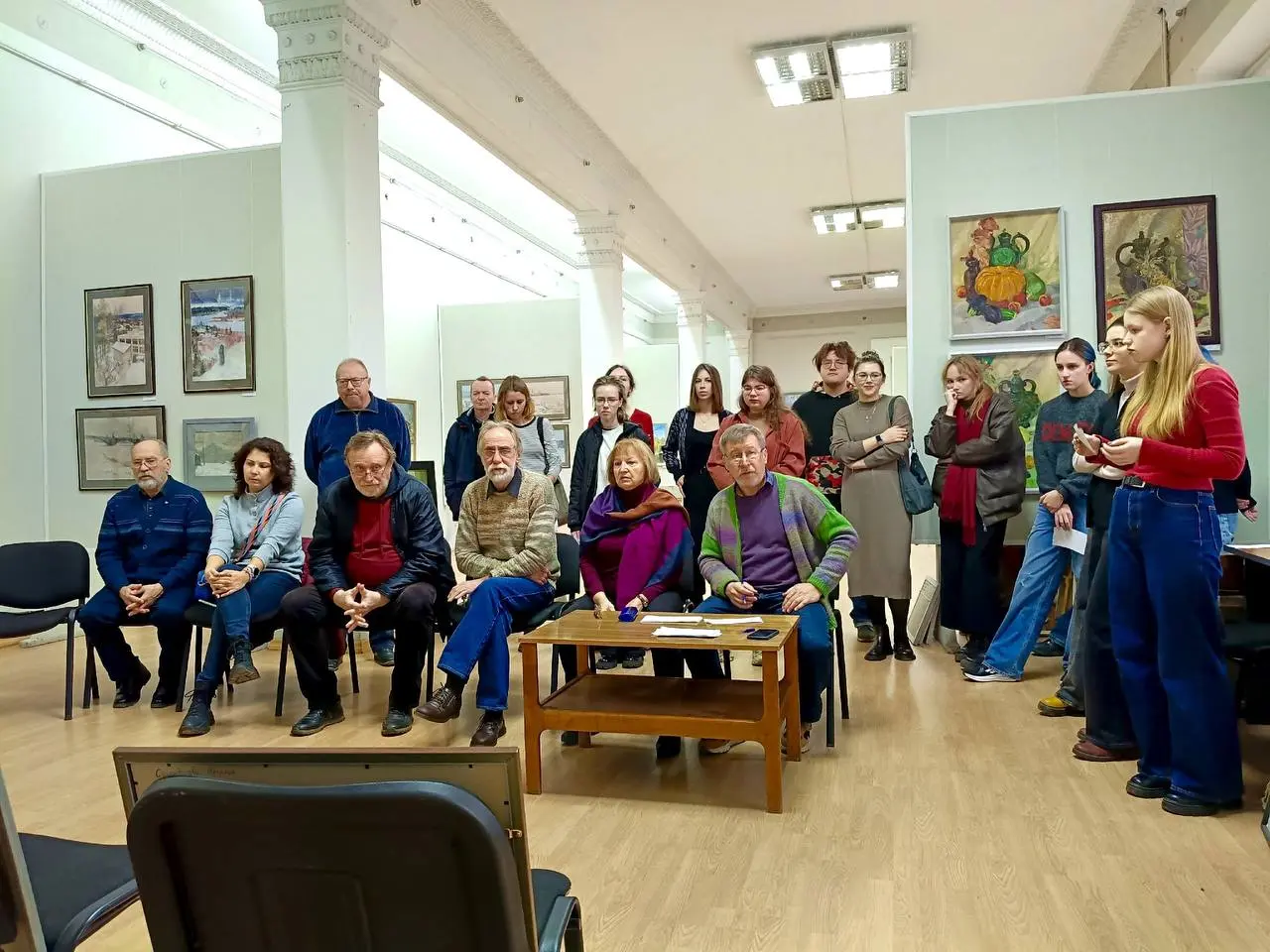 Выставка молодых художников