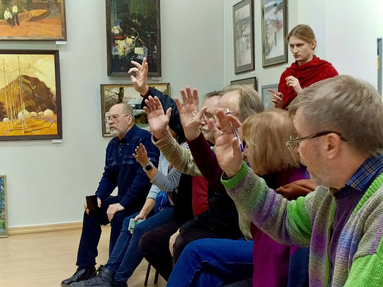 Выставка молодых художников