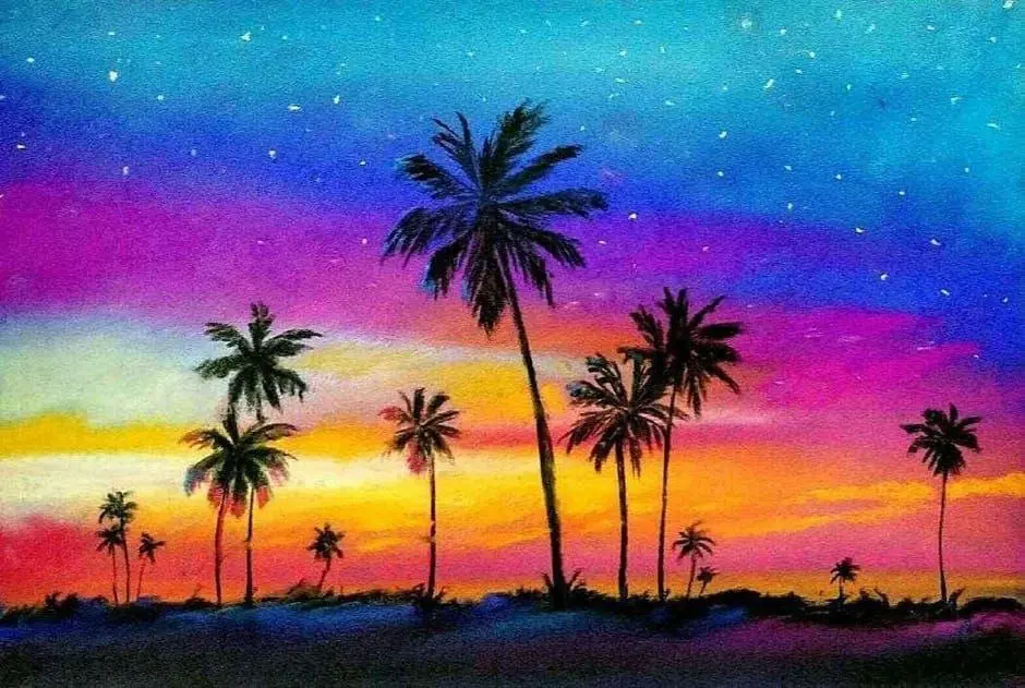 Мастер-класс по живописи масляной пастелью