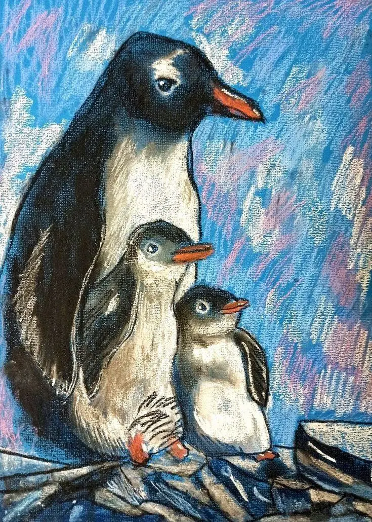 Мастер-класс по живописи масляной пастелью