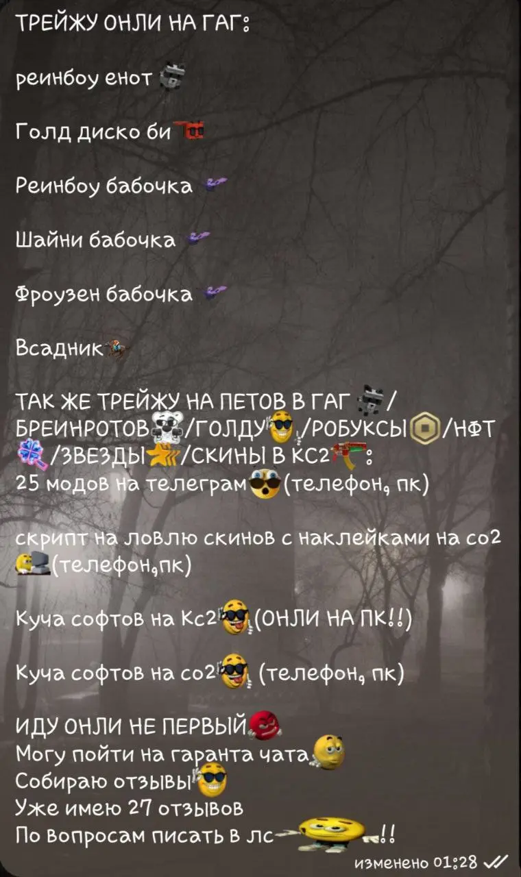 ТРЕЙЖУ ОНЛИ HA ГАГ