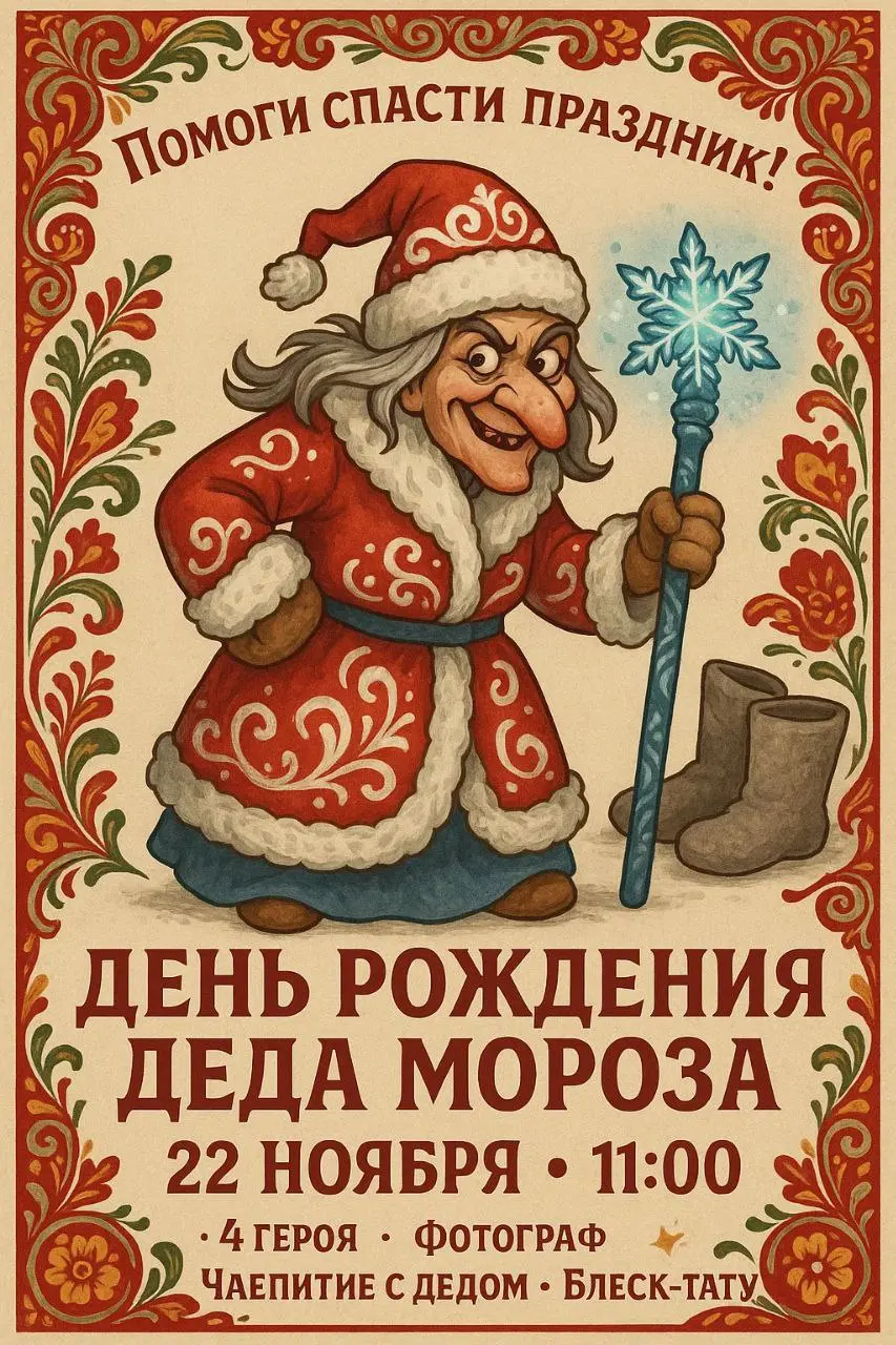 ДЕНЬ РОЖДЕНИЯ ДЕДА МОРОЗА