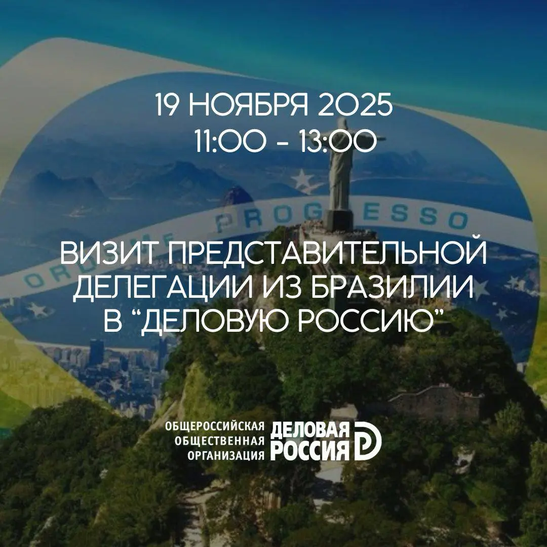 Visiting Brazilian delegation to Delovaya Rossiya