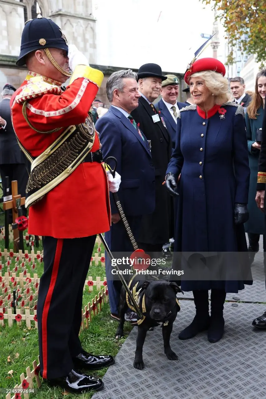 Её Величество открыла Поле Поминовения у Вестминстерского аббатства