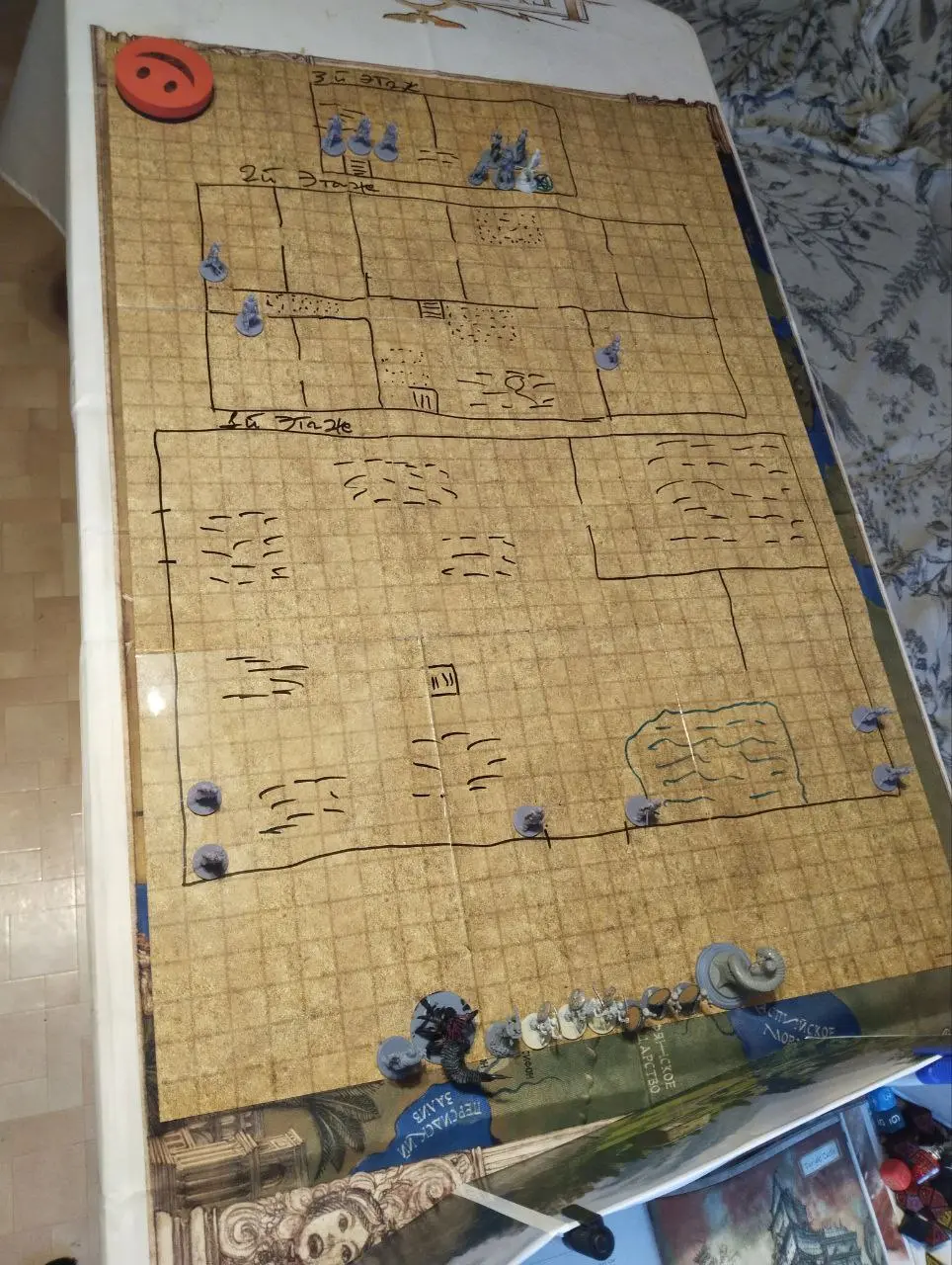 Боёвка на трёх уровнях замка