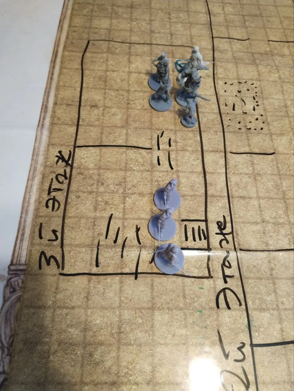 Боёвка на трёх уровнях замка