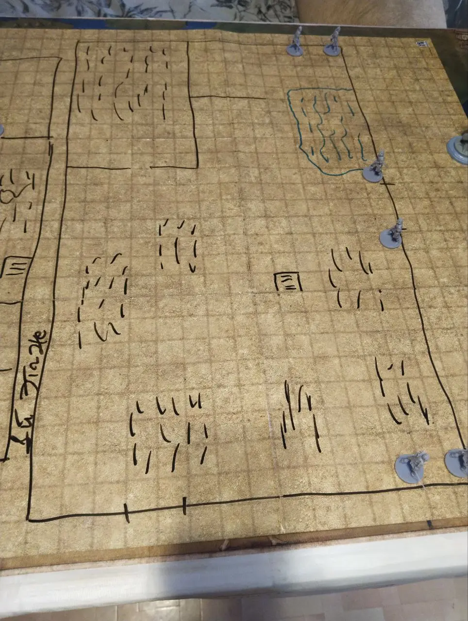 Боёвка на трёх уровнях замка