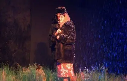 Печка на колесе