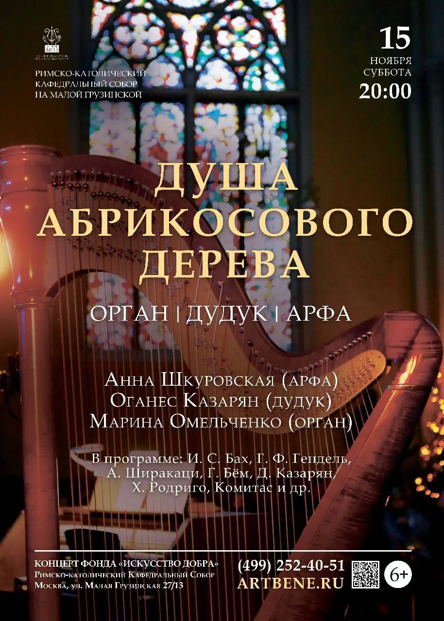 Афиша органных концертов на этой неделе