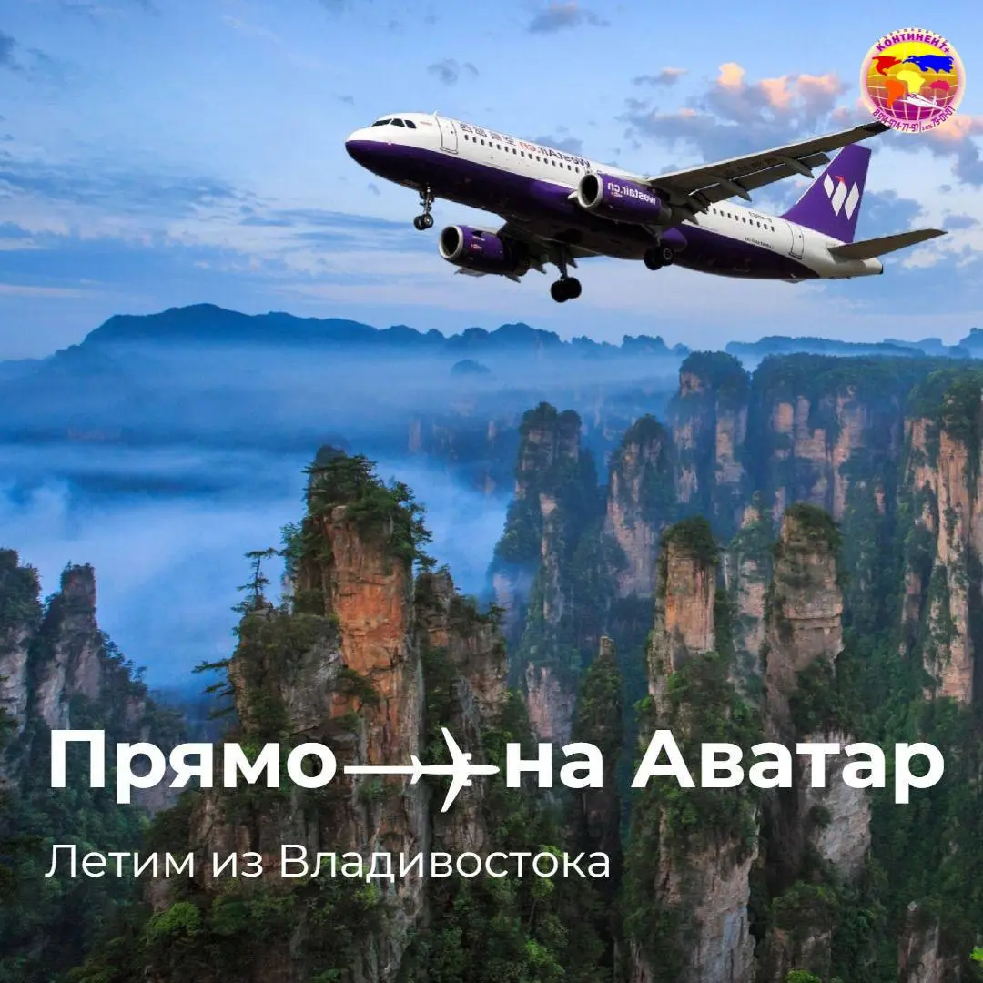 ТУРЫ НА ГОРЫ АВАТАР ЧЖАНЦЗЯЦЗЕ ПРЯМЫМ РЕЙСОМ