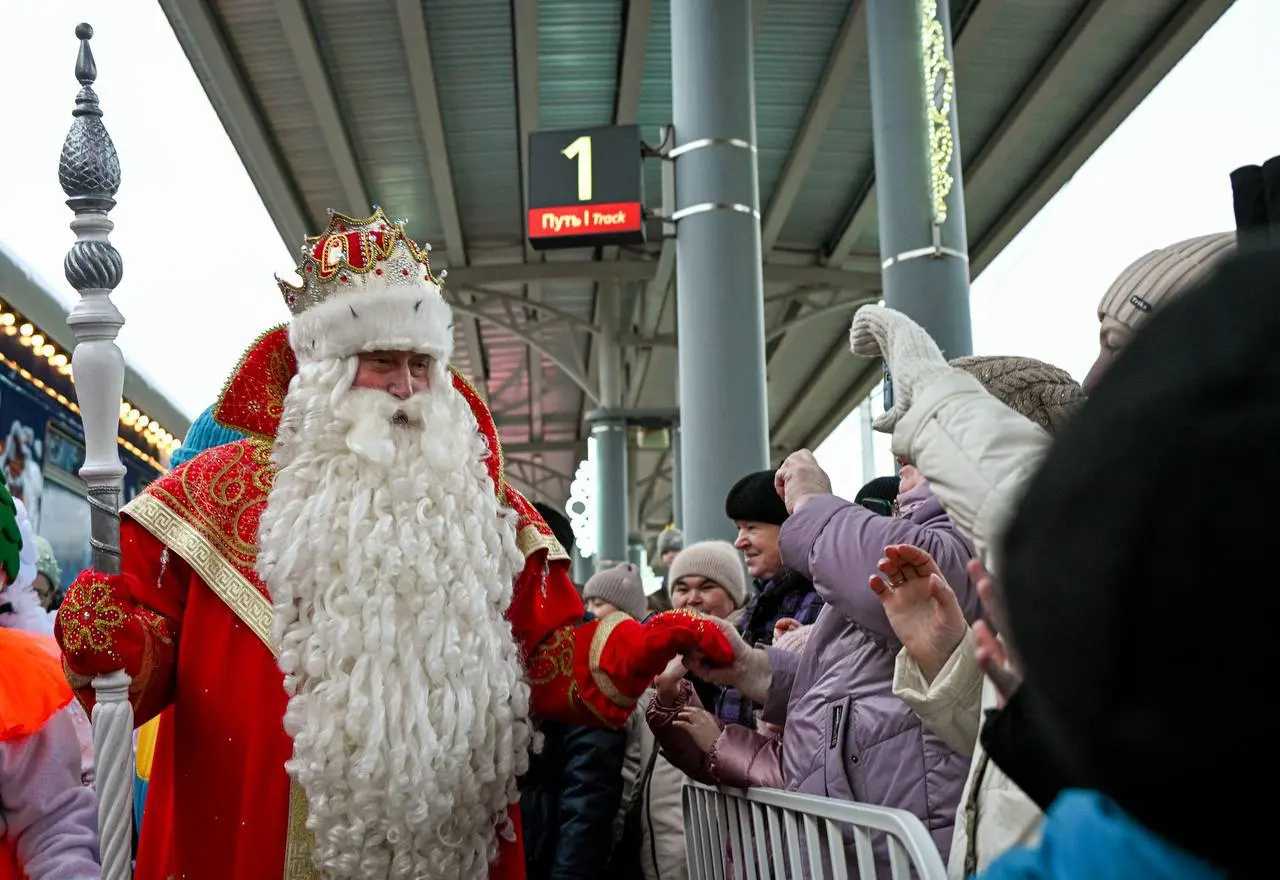 Поезд Деда Мороза в Казань