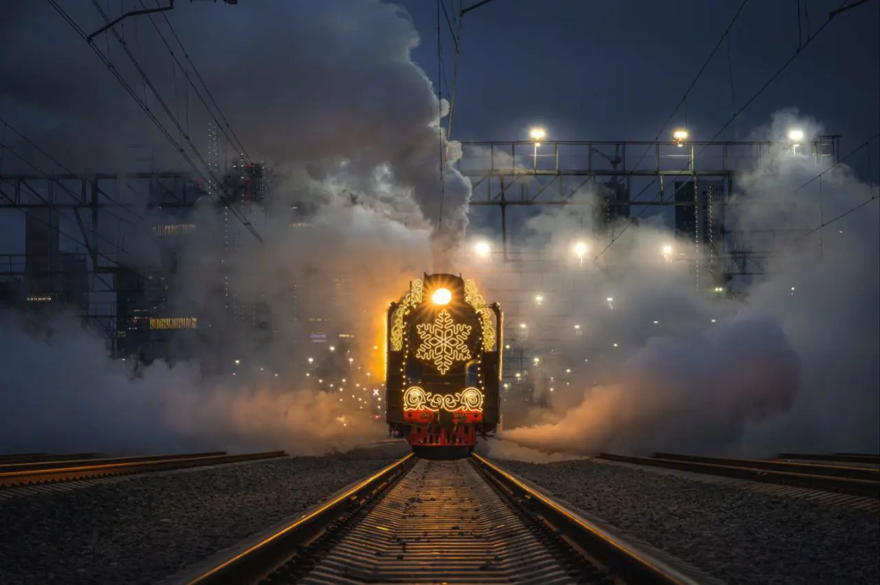 Поезд Деда Мороза в Кемерово