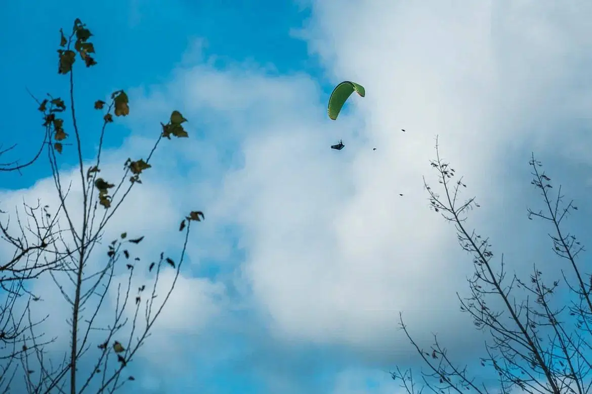 Краски осени в парке Швейцария