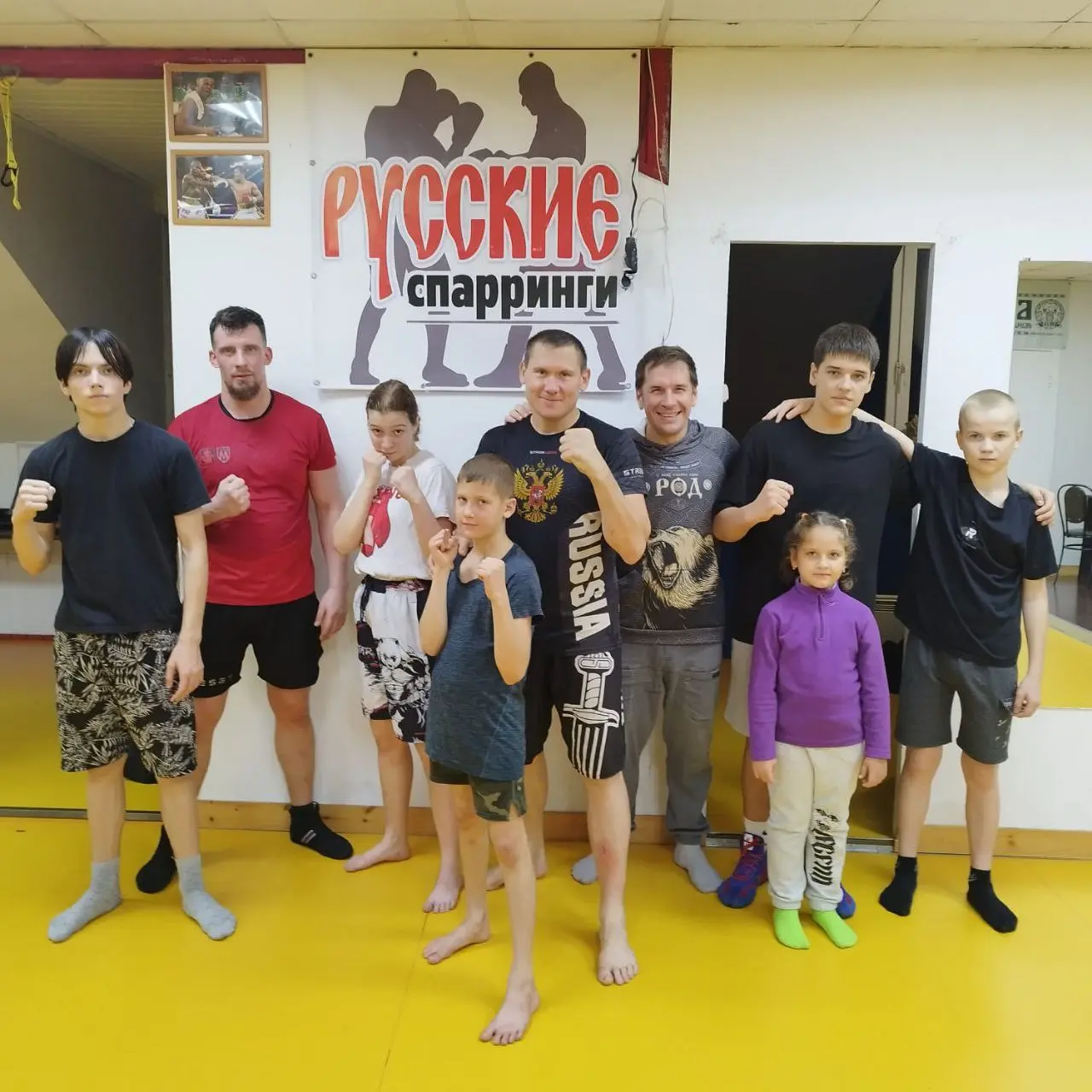 Встреча тренировка по боксу между проектом Русские спарринги