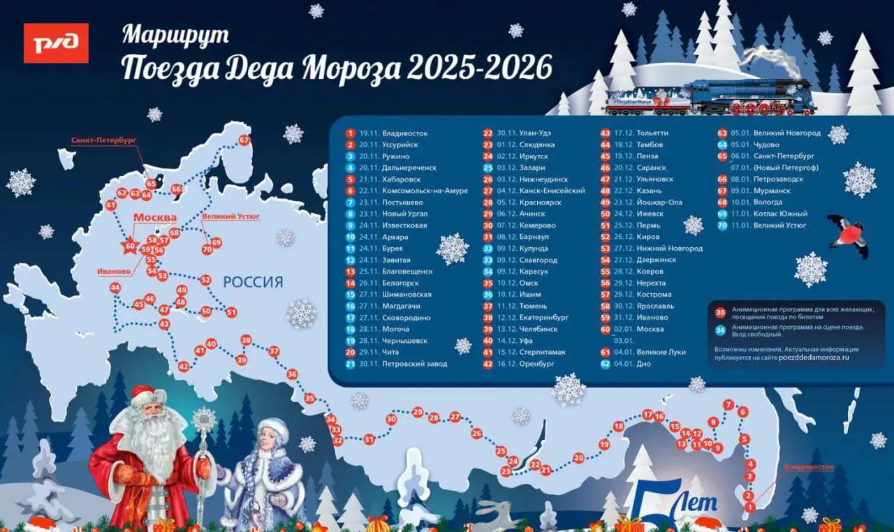 Поезд Деда Мороза