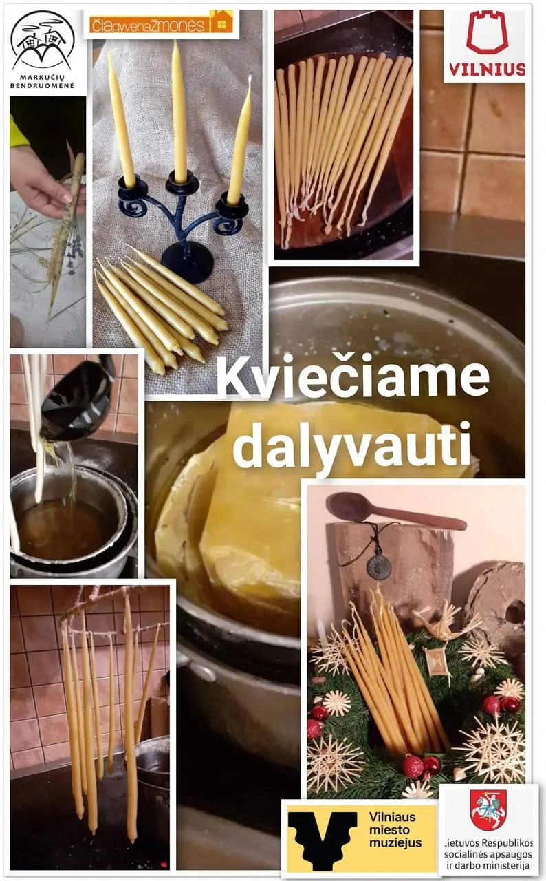 мастер-класс по созданию свечей из воска по старинным народным традициям