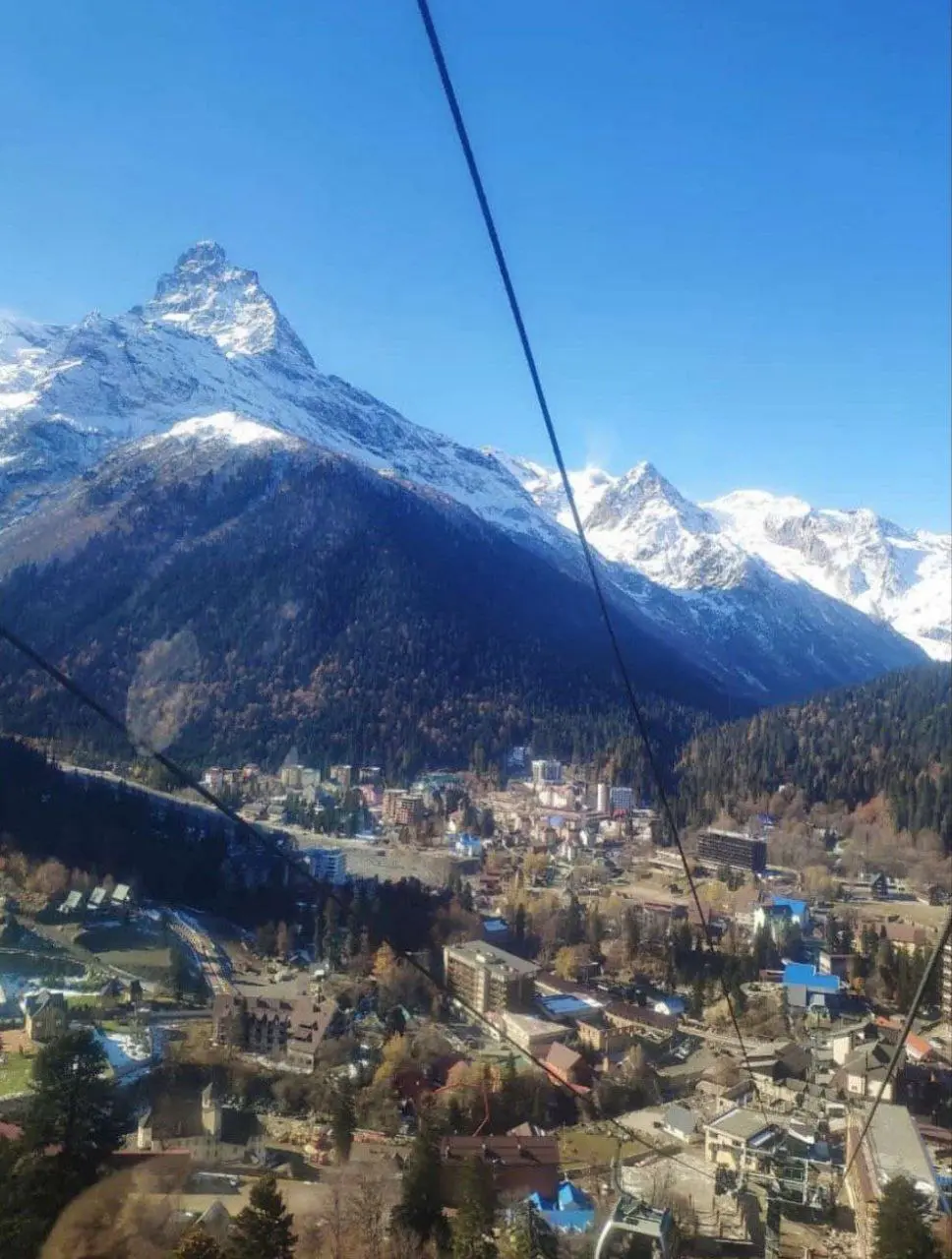 Золотая осень в горах Домбая, полная перезагрузка