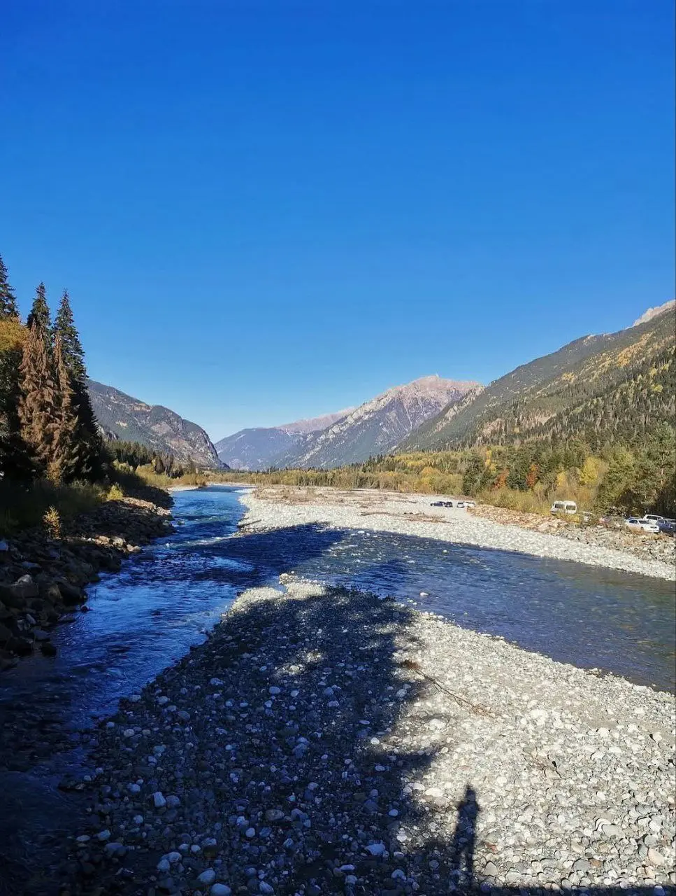 Золотая осень в горах Домбая, полная перезагрузка