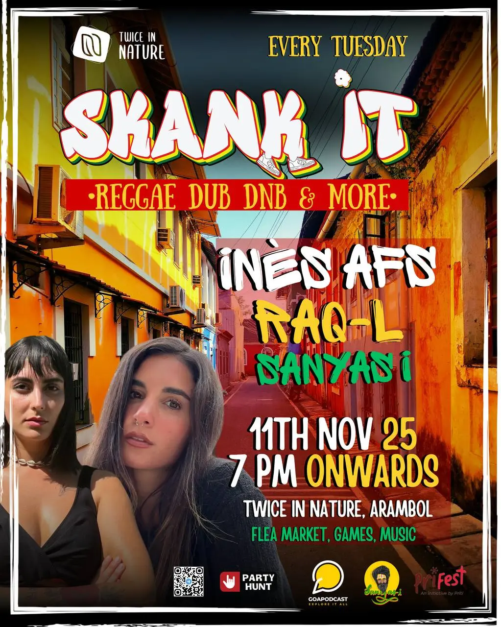 регги и драм-н-бейс вечеринка в Арамболе