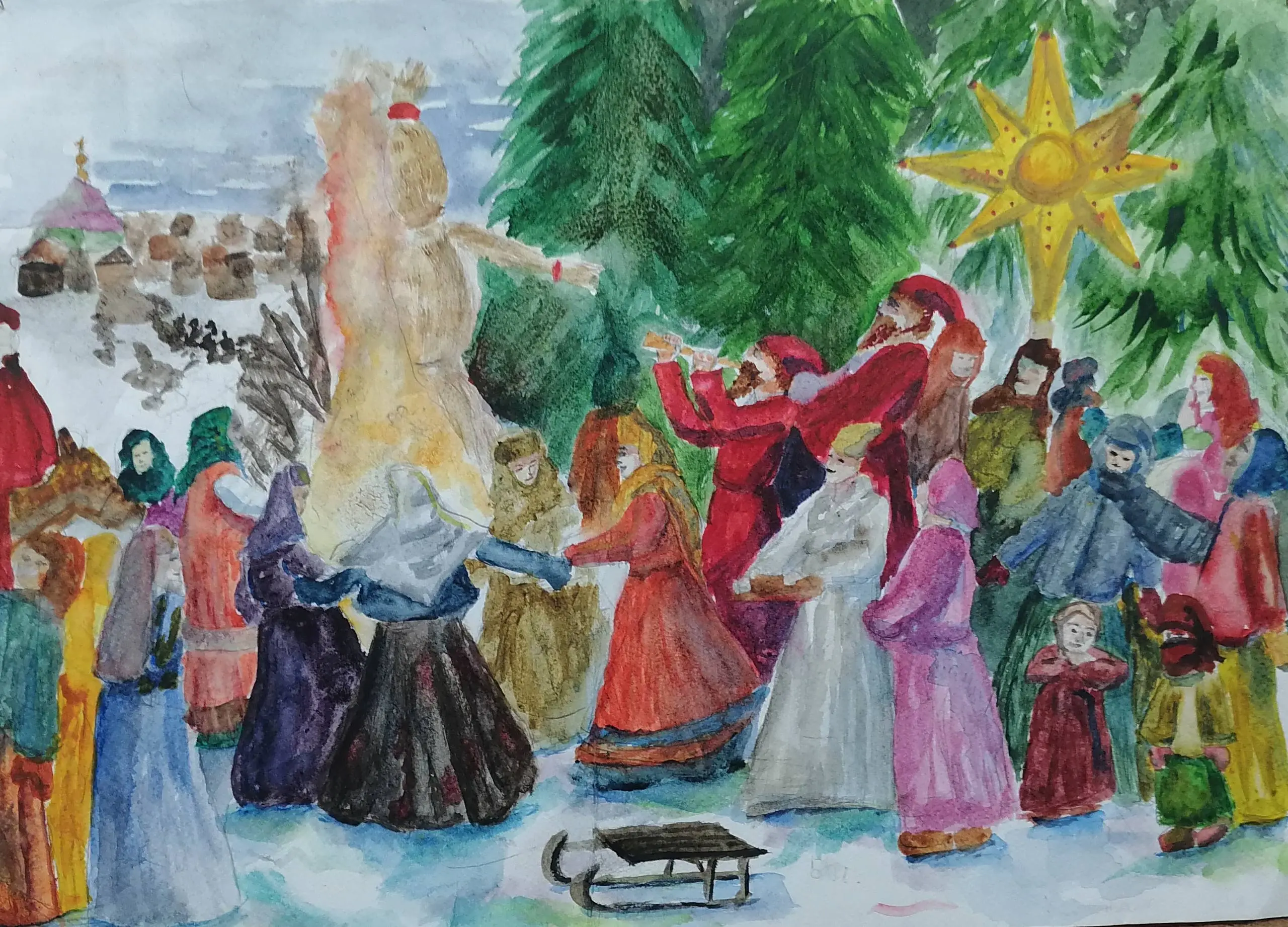 Выставка работ учащихся и преподавателей, посвященная Дню народного единства