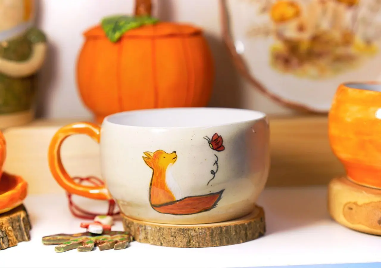 Мастер-класс: Лепим и рисуем лисичек и оранжевое настроение