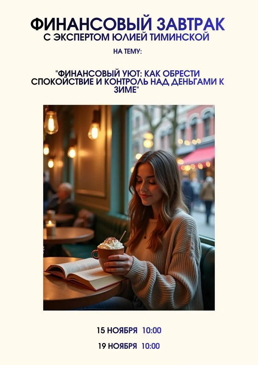 Финансовый завтрак: как обрести спокойствие и контроль над деньгами к зиме ✨