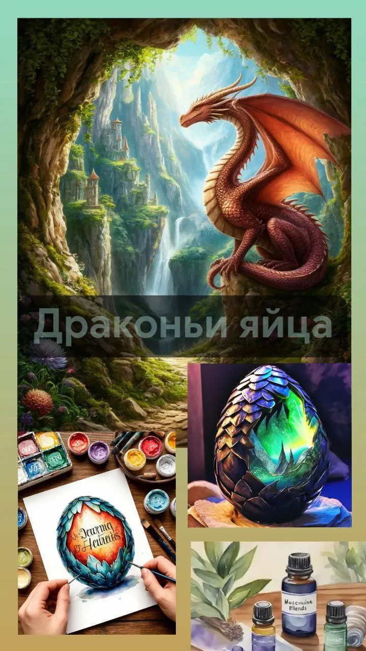 Арома-арт мистерия: ДРАКОНЬИ ЯЙЦА