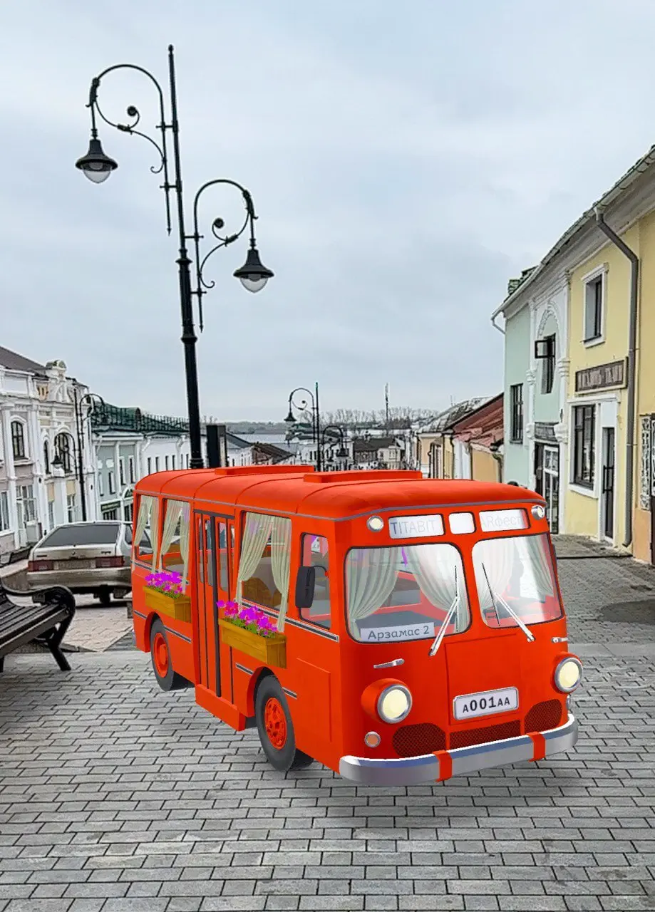 Виртуальные достопримечательности на Гостином ряду Арзамаса