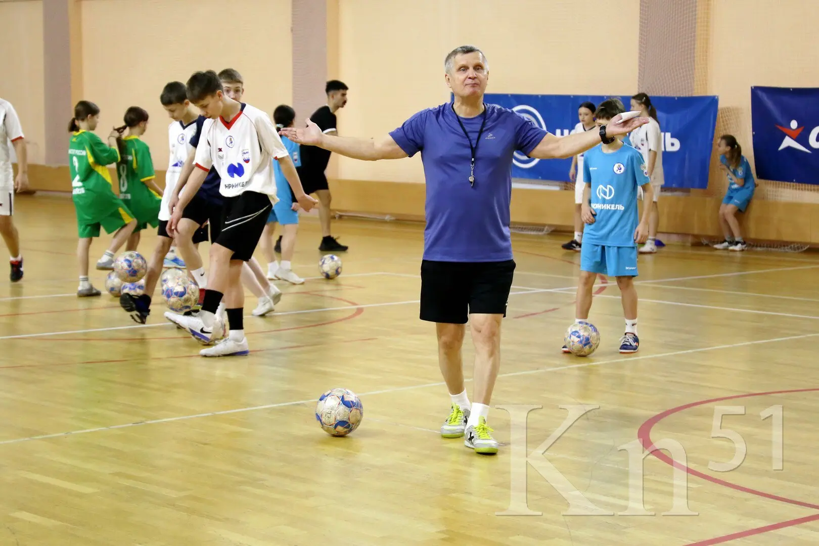 ⚽️Школьников Печенгского округа собрал футбольный тренировочный лагерь