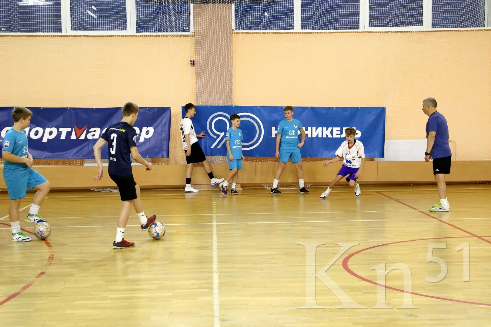 ⚽️Школьников Печенгского округа собрал футбольный тренировочный лагерь