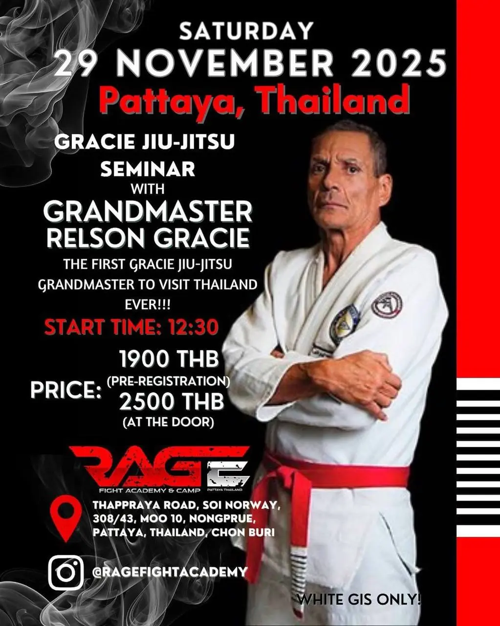 Гранда+мастер Relson Gracie Seminar в Таиланде