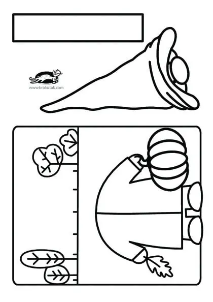 Аппликация из осенних листьев для детей