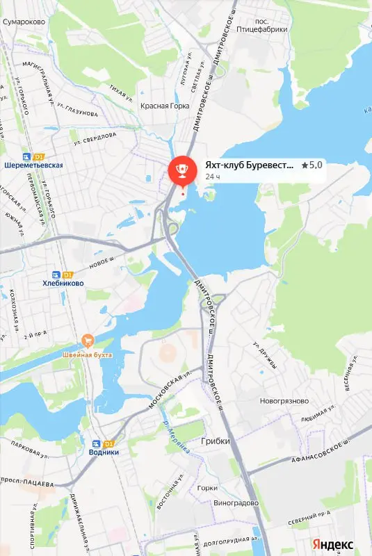 Беспрлатные детские праздники в ресторане яхт-клуба «Буревестник» по воскресеньям