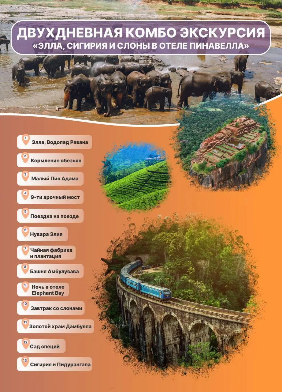 Top popular Sri Lanka excursions