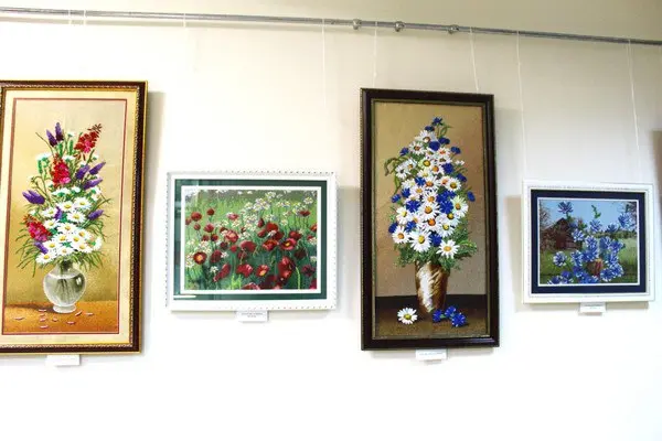 Аtласных лент осенняя палитра