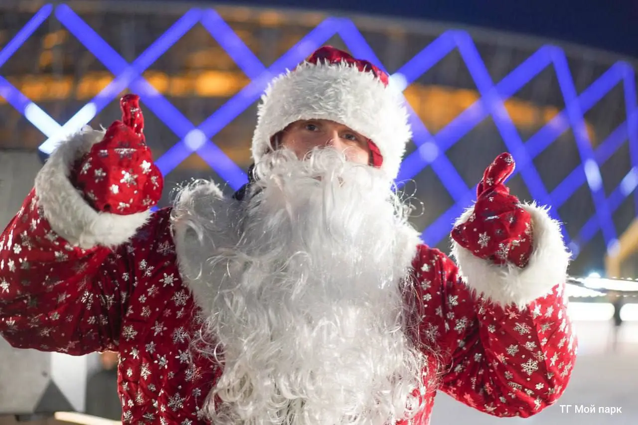 50 Дедов Морозов в ЦПКиО