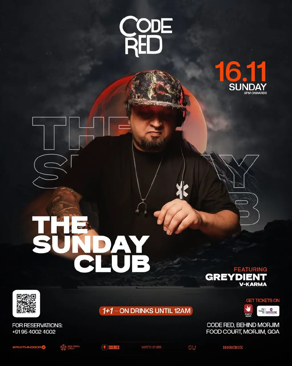 Мероприятие MORJIM GOA night with GREYDIENT and V-KARMA