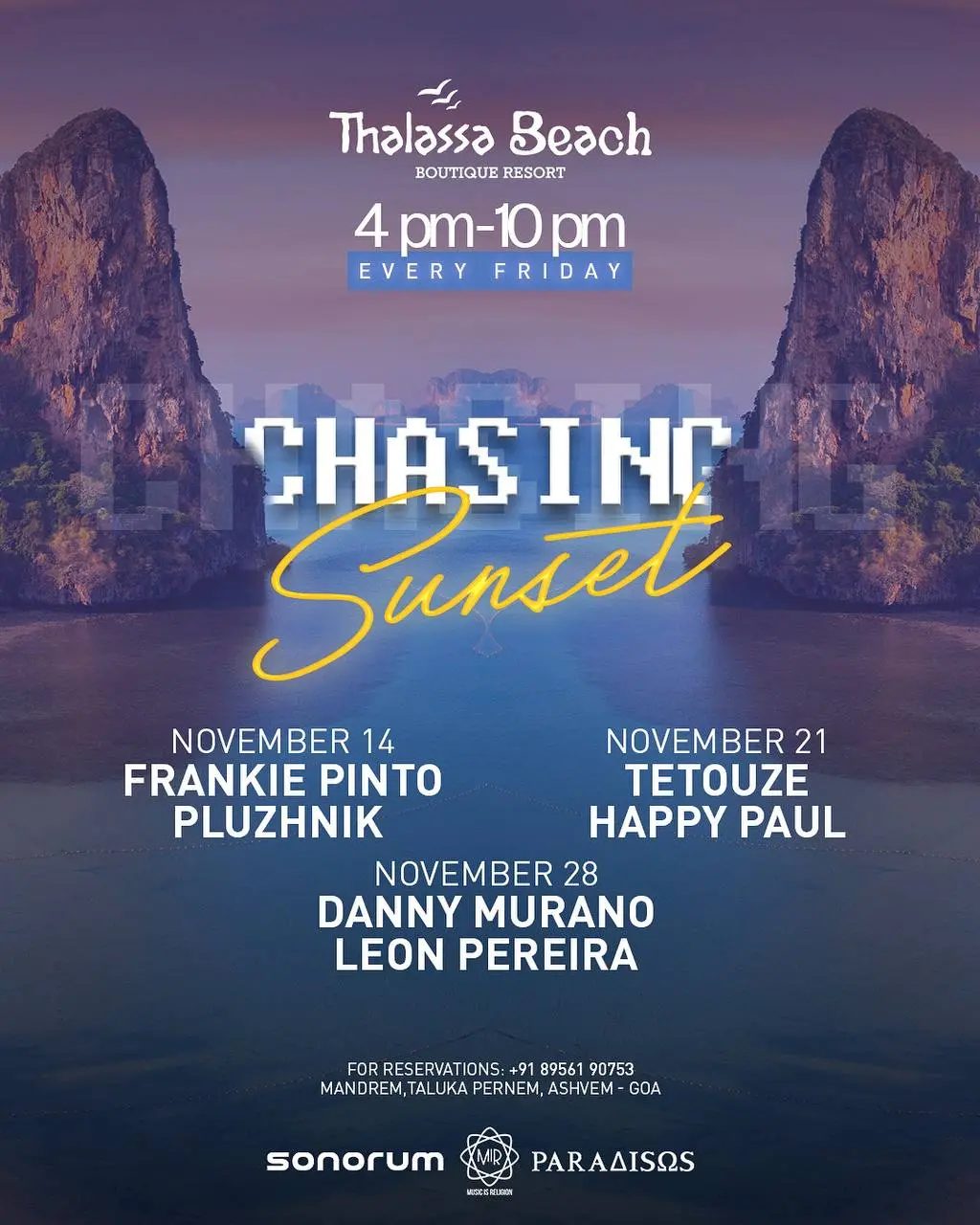 Morjim и Ашвем по пятницам наша Музыка в Thalassa Morjim