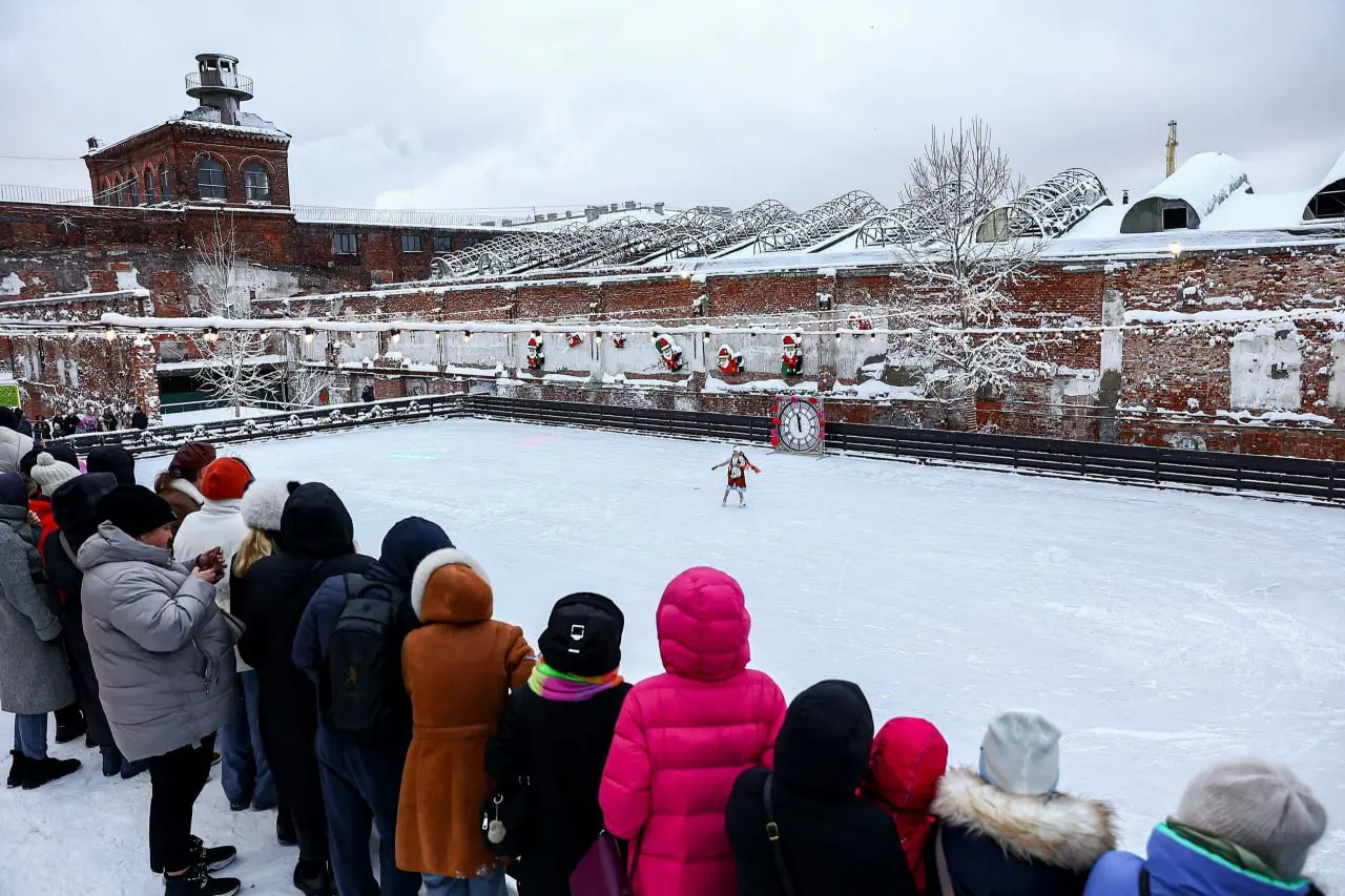 Лазерный каток в культурном квартале «Брусницын»