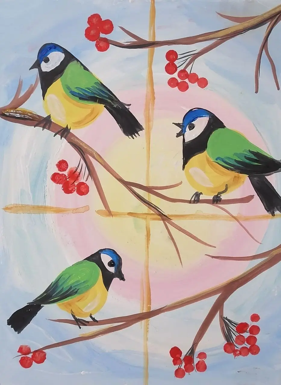 С днем синички! Рисуем вместе с АртМалышами